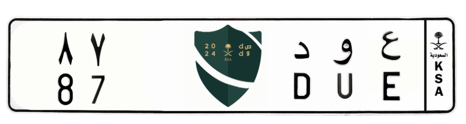 لوحة ع و د 87